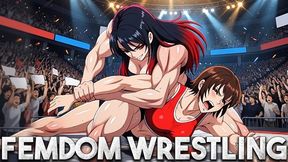Powerful Female Wrestling - Rika Shows Total Superiority On The Mat