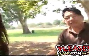 Nasty wife gets her pussy clobbered and banged in front ...