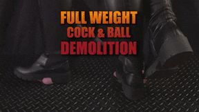 Cock and Balls Demolition in Urban Riding Boots (Close Version) - Tamystarly - Cock Balls Crush Trample, CBT, Bootjob, Trampling, Shoejob, Stomping