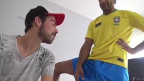French twink creampied by XXL cock of Latino boy