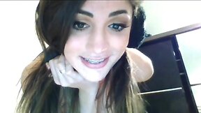 Cute Teenager with a headset