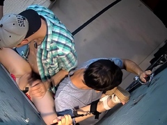 Anonymous Gangbang Fuck at Public Swingers Club