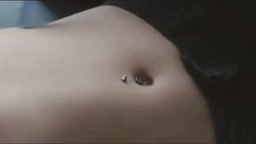 Belly Button Piercing Tickle