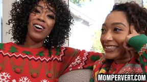 Ebony vixen Misty Stone teaches Sarah Lace the art of pleasure