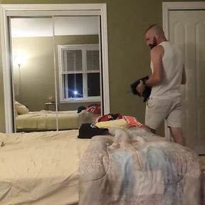 Stepdad fucks son&#039;s best friend and son catches them in the act Part 1