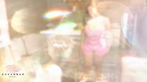 Chubby MILF Savannah Watson gets a facial from a young stud