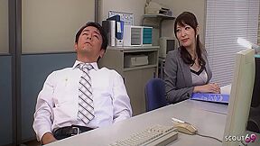 Japanese Office Girl Seduce To Suck Co-worker And Let Him Cum In Her Mouth At Uncensored Jav Porn 16 Min