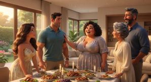 Steamy Weekend Surprise with Alluring Mature Aunt and Fiancee Loving Approval (AI generated)