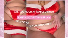 SANTA GOT FAT! Christmas Roleplay in Lingerie after Eating EVERY Family Dinner!