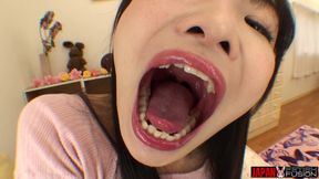 Subjective! Hikari Mangetsu's Tongue and Mouth Selfie