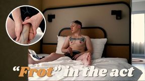 POV roleplay Watching Porn and Frotting with your FtM Roommate - bicurious bisexual masturbation