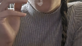 Gray Turtleneck Smoke