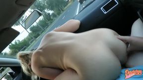 Daddys Luder In Creampie Im Auto