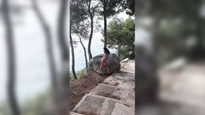 Surprise! A Stranger Fingers Me in the Park as I Masturbate My Hairy Pussy&#x1F32E;&#xFE0F;