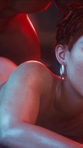 Madruga3d Intense Hardcore Anal Sex: Nympho Slut with Tight Hot Ass Fucked by Massive Black Cock, Swallowing