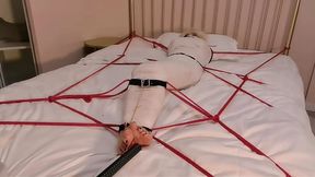 Games between couples, restraints by a foot fetish boyfriend, shackles in the bathroom, ropes binding on the bed, tickling bare feet.