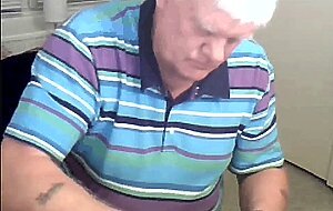 Grandpa Strokes on Cam