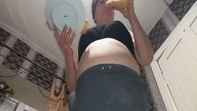 You, a sandwich and my huge belly WMV