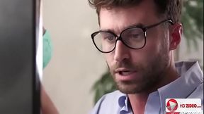 Alura Jenson and James Deen go at it hard and fast in an intense fuck session