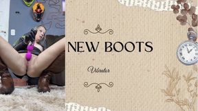 vibrator and new brown boots