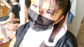 Recently graduated religious woman has slow sex with unknown athletic man