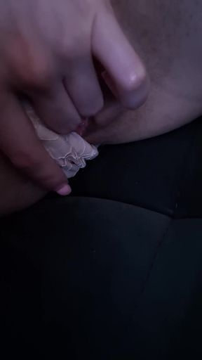 Spectacular moment from &quot;Teen in lace panties caresses tight wet unshaven close-up&quot;