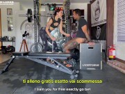 FAKE PERSONAL TRAINER Rough sex with a fit tattooed brunette_NEMESI WIDOW