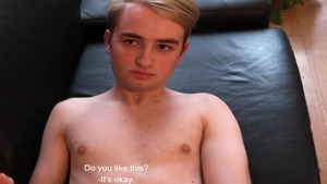 Playful gay dude happily takes this jock in the bum