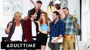 Shut up and let the construction workers gangbang Kendra Cole!