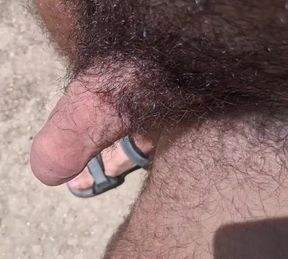 Nude walk (nudist area)