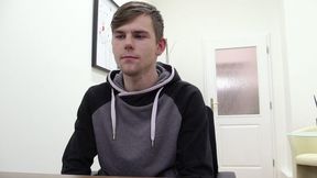 Adorable Czech 18+ teen blows a hung cameraman