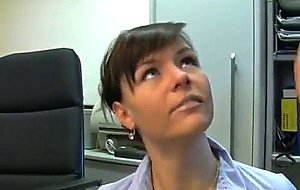 Secretary getting a creampie in the office