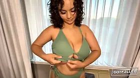 Gotfilled curvy cutie Crystal Chase pumped full of sperm