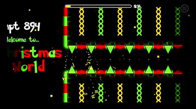 GEOMETRY DASH - XMAS CHALLENGE 100%