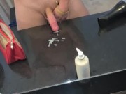 Im Urlaub auf Ibiza schnell wixen bevor meine Kollegen kommen