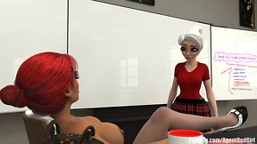 Amy`s Big Wish Fulfilled: 3D Futanari T-Girl Cartoon