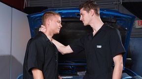 Mechanics Micah Andrews and Nate Kennedy enjoying hard anal