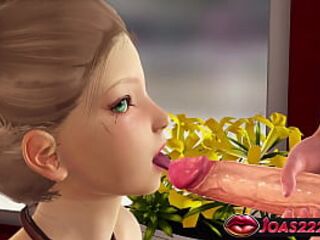 Experience Amy in Camel Toe Fetish Pants Porn Animation - Biggest Shlong Titfuck Teasing, Frenulum Lick With Tongue & Slavery Throat Screw with Explosive Spunk flow