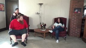 Step mom Gina gives Courtney a lesson in hand gags