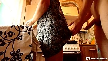 Once he lifted her dress up &mdash;  he shoved his dick deep inside of her