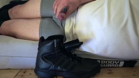 Cumshot Into My Adidas Gsg 9 Boots