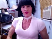 MILF Muscle Mistress Alexandria 67yr Updates On Her Muscle Growth & Flexes
