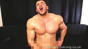 Horny muscle shaved abs
