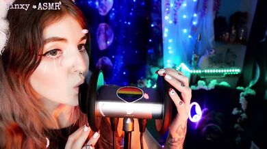 Egirl ASMR mouth sounds driving me wild no chatter needed