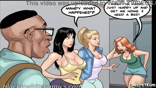 Detention season #3 Ep.#8 - College Girl Caught Professor getting gangbanged ON Campus Multiple Jizzed