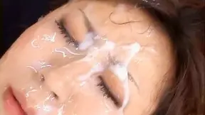 Nana Aoyama Soaked in Steamy Bukkake Action – Wild JAV Ride