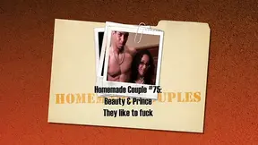 Amateur black chick fucked by her black stud