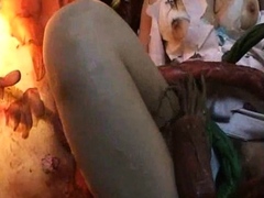 Asian Trapped Inside a Tentacled Monster!
