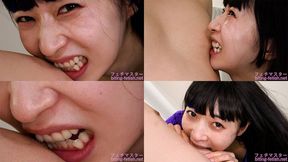 Meru Adachi - Biting by Japanese cute girl - MOV
