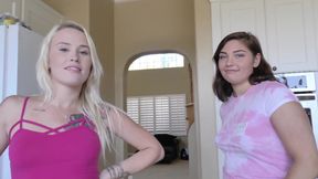 BBW and petite rimming cheerleaders